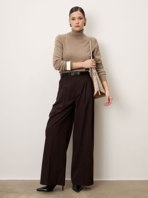 Водолазка женская из кашемира 5020 капучино