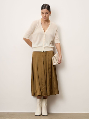 Кардиган женский из кашемира 4298 кремовый