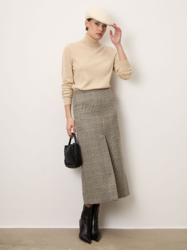 Водолазка женская из кашемира 5020 бежевая