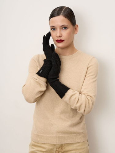 Перчатки из кашемира 18-16-006-0C черный