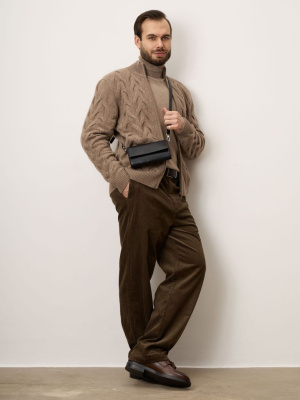 Джемпер мужской из кашемира 4295 капучино