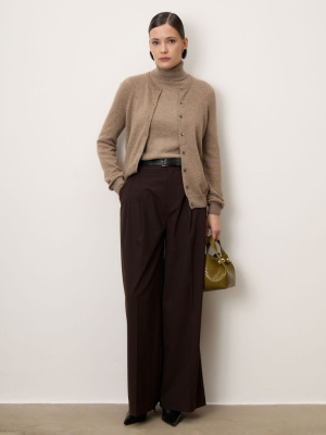 Кардиган из кашемира женский 07-21-002-0C капучино