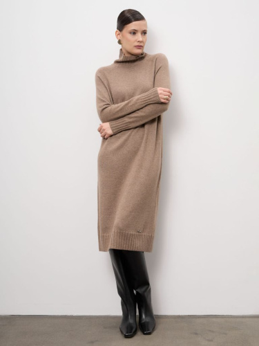 Платье из кашемира 13088 капучино