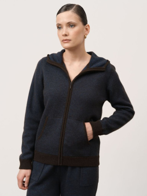 Джемпер из пуха яка и верблюда 4160 синий