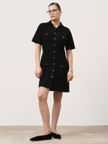 Платье из пуха яка 4265 черное