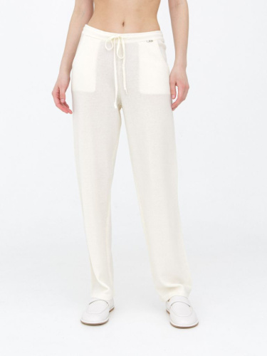 Брюки кашемировые 05030 кремовые