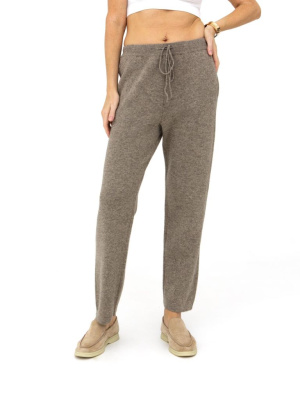 Брюки из пуха яка 05096 серые