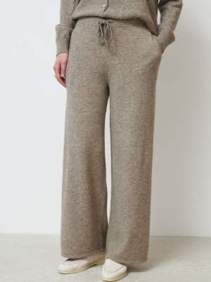 Брюки из пуха яка 05128 серые