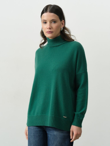 Джемпер из кашемира 12072 изумрудный