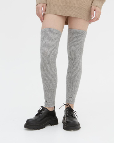 Гетры из монгольской шерсти серые