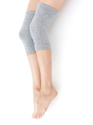 Наколенники из монгольской шерсти серые