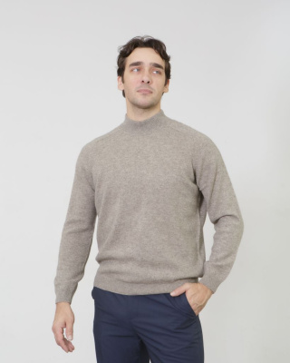 Джемпер из пуха яка 12186 серый