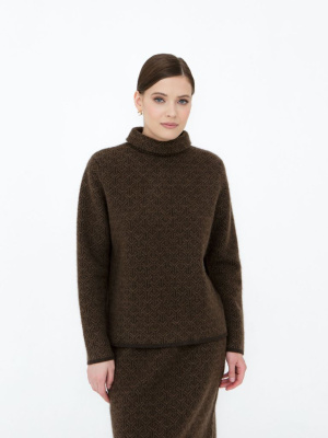 Джемпер из пуха яка 01295