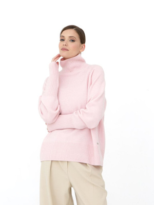 Джемпер кашемировый 12150 розовый