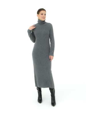 Платье из кашемира KW082061-E графит
