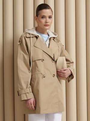 Ветровка женская 2-41027-919 бежевая