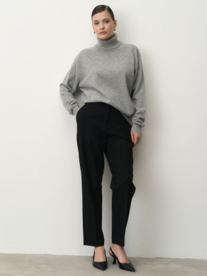 Водолазка из кашемира и шерсти 12M05049 серая