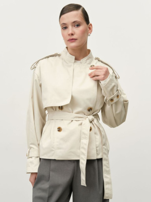 Плащ женский 1-51011-9724 палевый