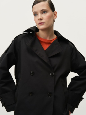 Плащ женский 2-51026-9724 темно-синий