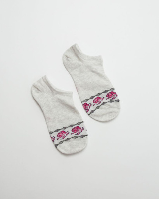 Носки-следики ТОД 20172 светло-серые