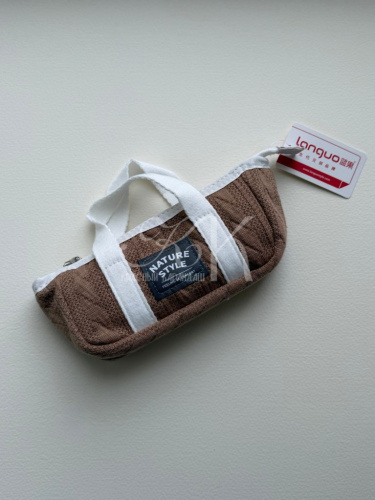 Пенал для карандашей Languo 235х80х40 мм, треугольный, бежевый