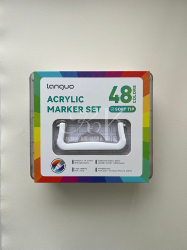 Набор маркеров акриловые Languo, 48 цветов