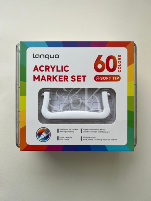 Набор маркеров акриловые Languo, 60 цветов
