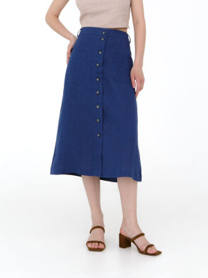 Юбка 2300-1905-01 синяя