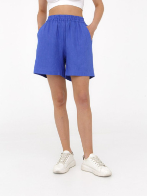 Шорты женские КЛ-7729-ИЛ23 василек