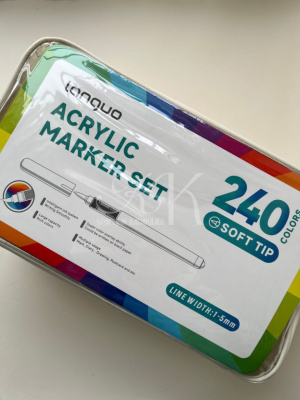 Набор маркеров акриловые Languo, 240 цветов