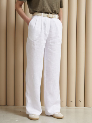 Брюки женские КЛ-7772-ИЛ23 белые
