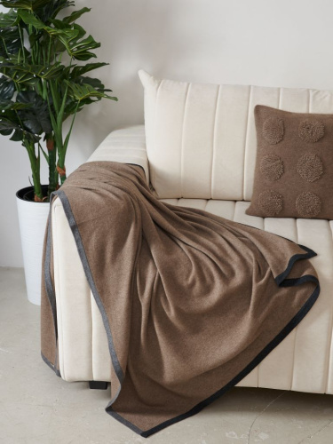 Плед из кашемира 39038 капучино