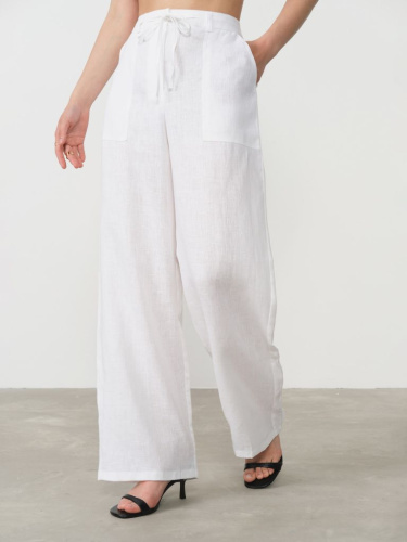 Брюки женские КЛ-8002-ИЛ24 белые