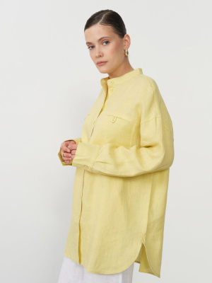Блузка женская КЛ-8013-ИЛ24 лимонная