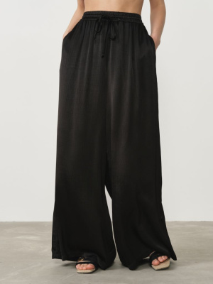 Брюки из 100% вискозы 10223 черные