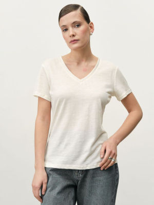 Футболка из крапивы 2903 молочная