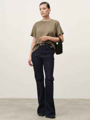 Футболка из конопли 2882 хаки