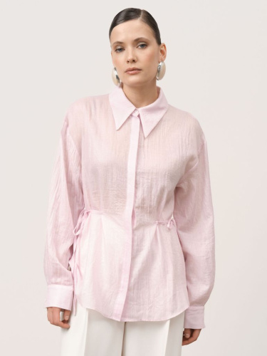 Блуза из хлопка 5011821 розовая