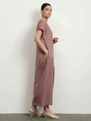 Платье женское 52114-ПЛ темный латте