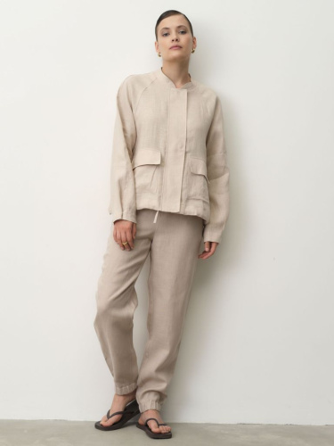 Брюки женские КЛ-7745-ИЛ23 бежевые