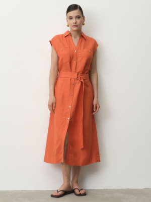 Платье женское С-52038-ПЛ-3024 терракотовое