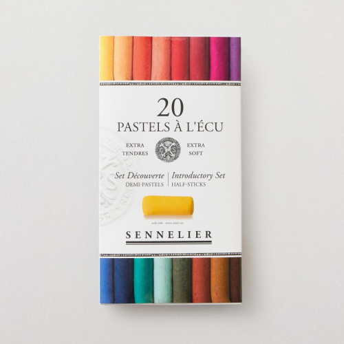 Набор сухой пастели Sennelier "A LECU" 20 цв 1/2, в картонной коробке