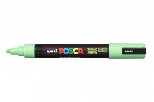 Маркер UNI "POSCA" PC-5M, 1,8-2,5 мм, наконечник пулевидный, цвет салатовый