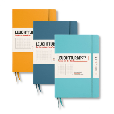 Записная книжка в точку Leuchtturm Rising Colours А5 251 стр., твердая обложка