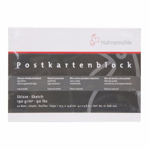 Альбом-склейка для набросков с открытками Hahnemuhle 10,5х14,8 см 20 л 190 г