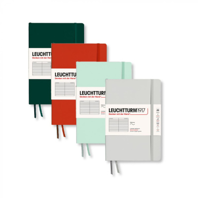 Блокнот в линейку Leuchtturm1917 "Natural Colors" 14,5x21 см 61 л, мягкая обложка