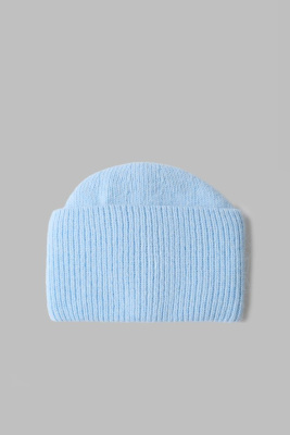 Шапка с ангорой и шерстью