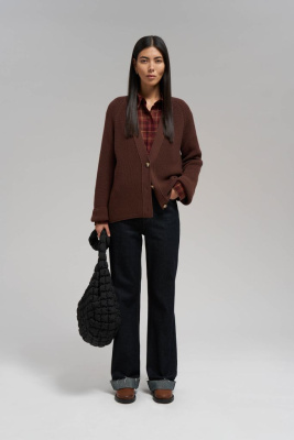 Свободный кардиган из хлопка