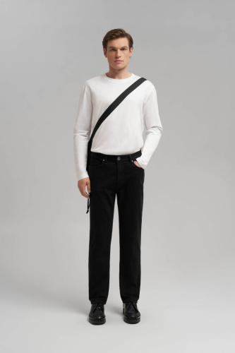 Брюки прямого кроя из хлопка