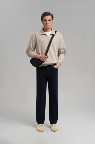 Брюки прямого кроя из хлопка